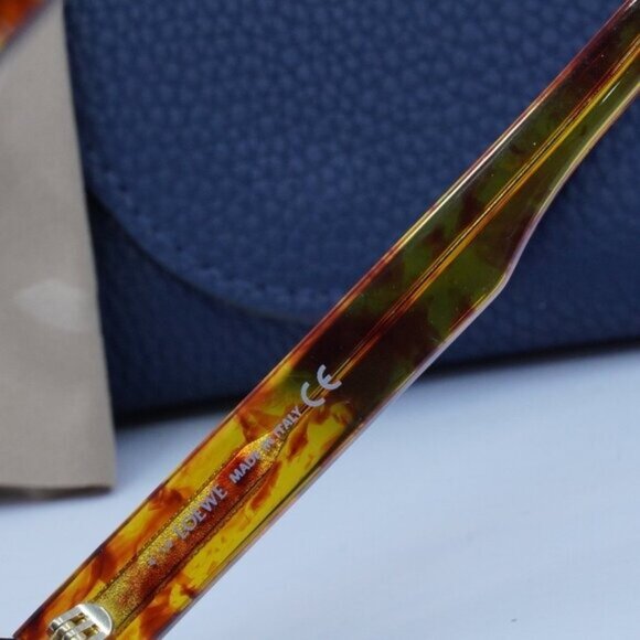 Loewe LW40020F 54E Round Sunglasses - Havana/Brown - Picture 9 of 10